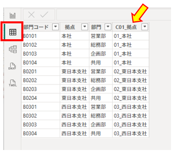 PowerBI講座5　DAX式追加後のイメージ